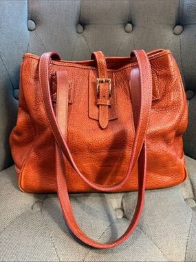Dooney & Bourke Brown Leather Tote Bag